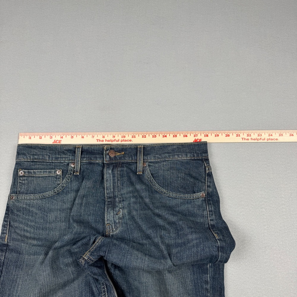 Signature Levi Strauss Gold Mens 34x30 Bootcut Jeans Blue Denim Western Cowboy - Picture 6 of 10
